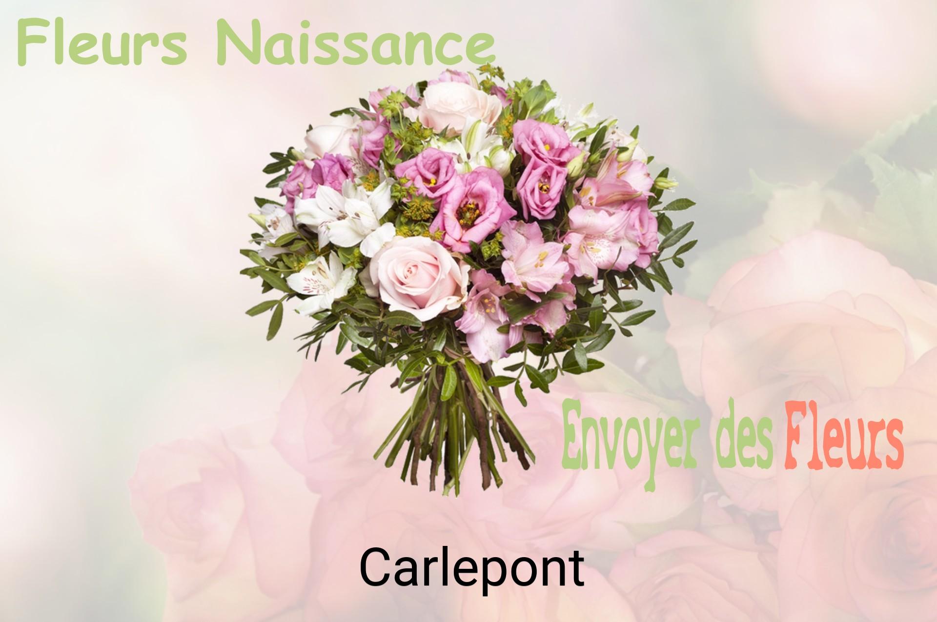 Bouquet de fleurs de naissance livré à Carlepont